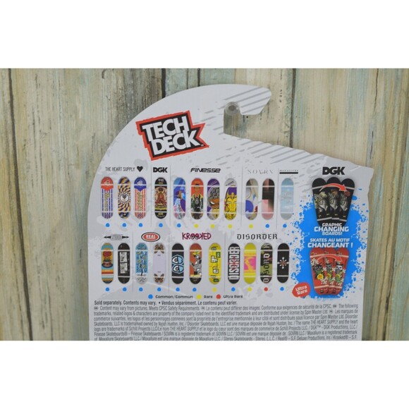 Tech Deck DGK Ultra Rare Holographic Skull Cat FingerBoard Skateboard - Picture 4 of 6